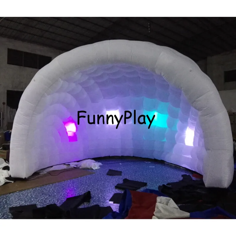 

Half-Moon Inflatable Igloo Stage Tent Air Dome Luna Tents,giant inflatable tents for exhibition,inflatable meeting tent