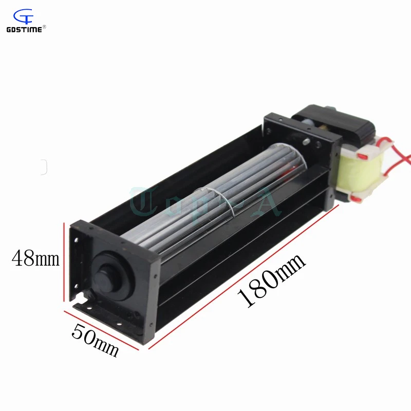 

Gdstime HL30150 180x50x48mm AC Fan 220V 10W 0.08A Crossflow Cross Flow Fan 180mm x 50mm x 48mm