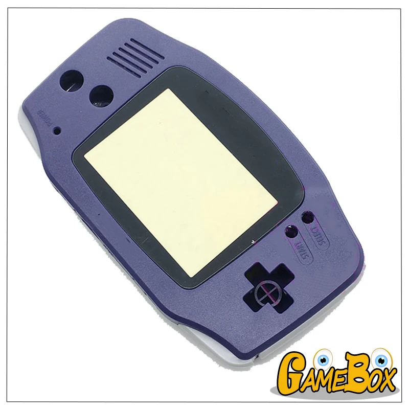 ปลอกหุ้มสำหรับ nintend GBA gameboy adance คอนโซลแบบเต็มเคสพร้อมปุ่มและสกรู