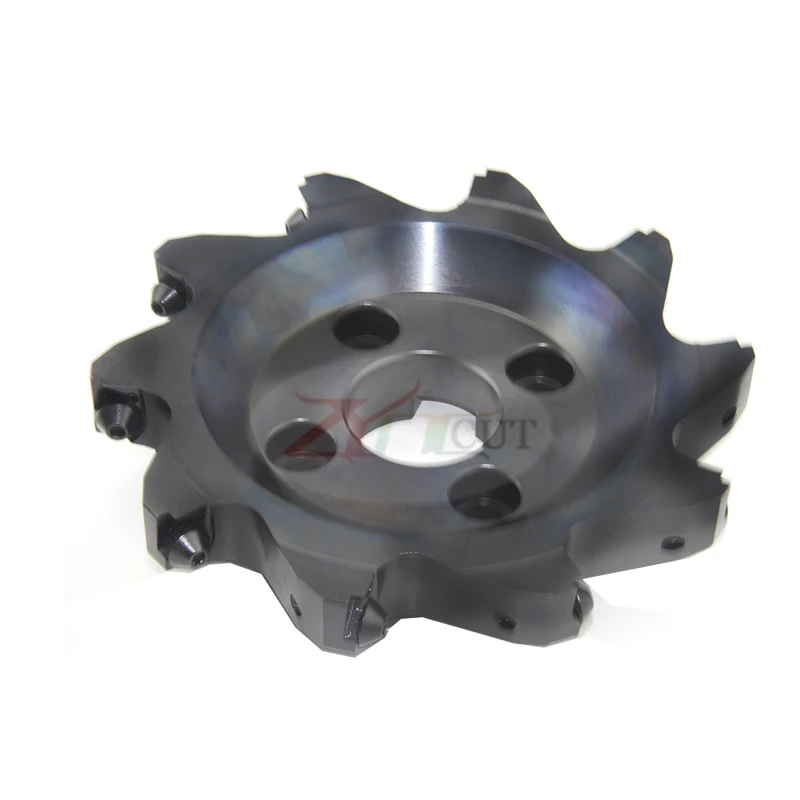 Imagem -06 - Cabeça de Corte de Acabamento Cnc para Máquinas-ferramentas 90 Graus Plane Milling Cutter Plate Tp22 50 mm 63 mm 80 mm 125 mm 160 mm 200 mm Tpmn2204