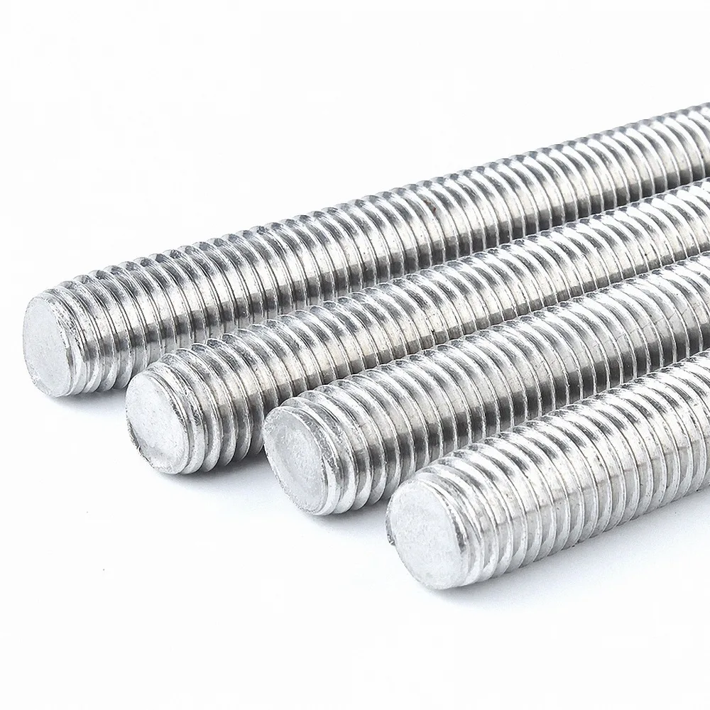 Fully Thread Rod Bar Stud Wire Screw Rod 304 Stainless Steel M2 M2.5 M3 M4 M5 Length 16-500mm Barra roscada completa