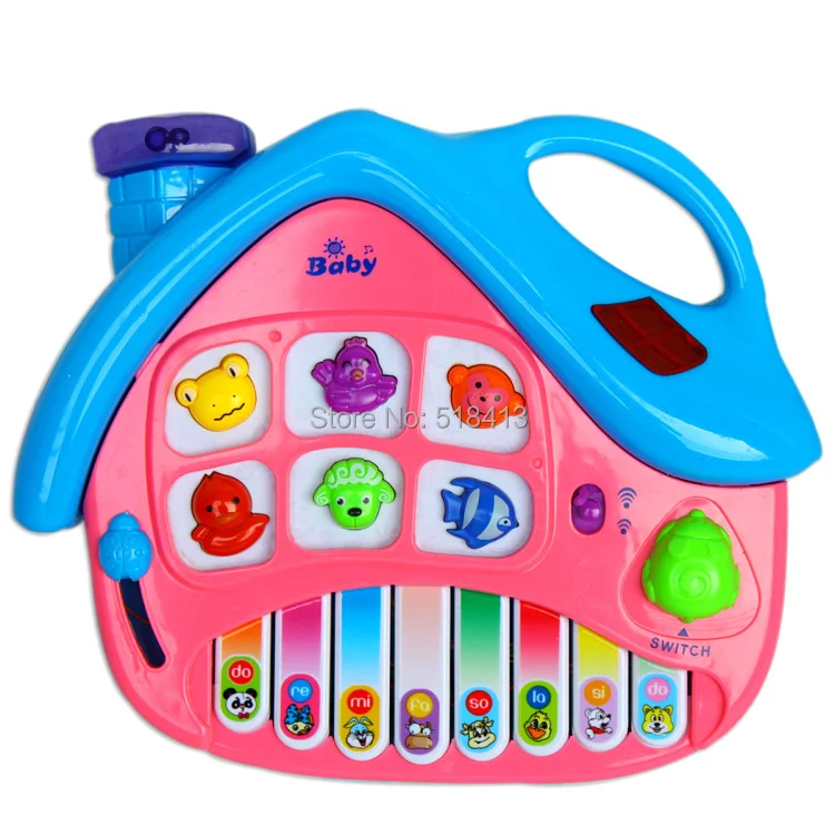 

Educational Baby Happy Hut Keyboard Music For Toys Unisex Children Learning & Exercising Type Plastic Electronic 2021