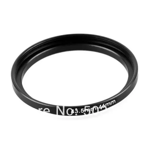 NEW 43.5mm-46mm BLACK Aluminum metal selling 43.5-46mm 43.5 to 46 43.5mm to 46mm Step Up Ring Filter Adapter HOT Wholesale!