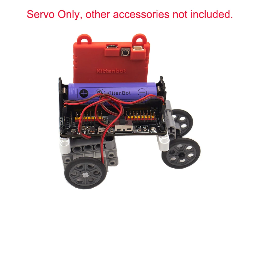 Servo Geekservo para niños, accesorio programable de 270 grados, para micro:bit Robotbit, Smart Car Makecode, educación para niños, 4 piezas