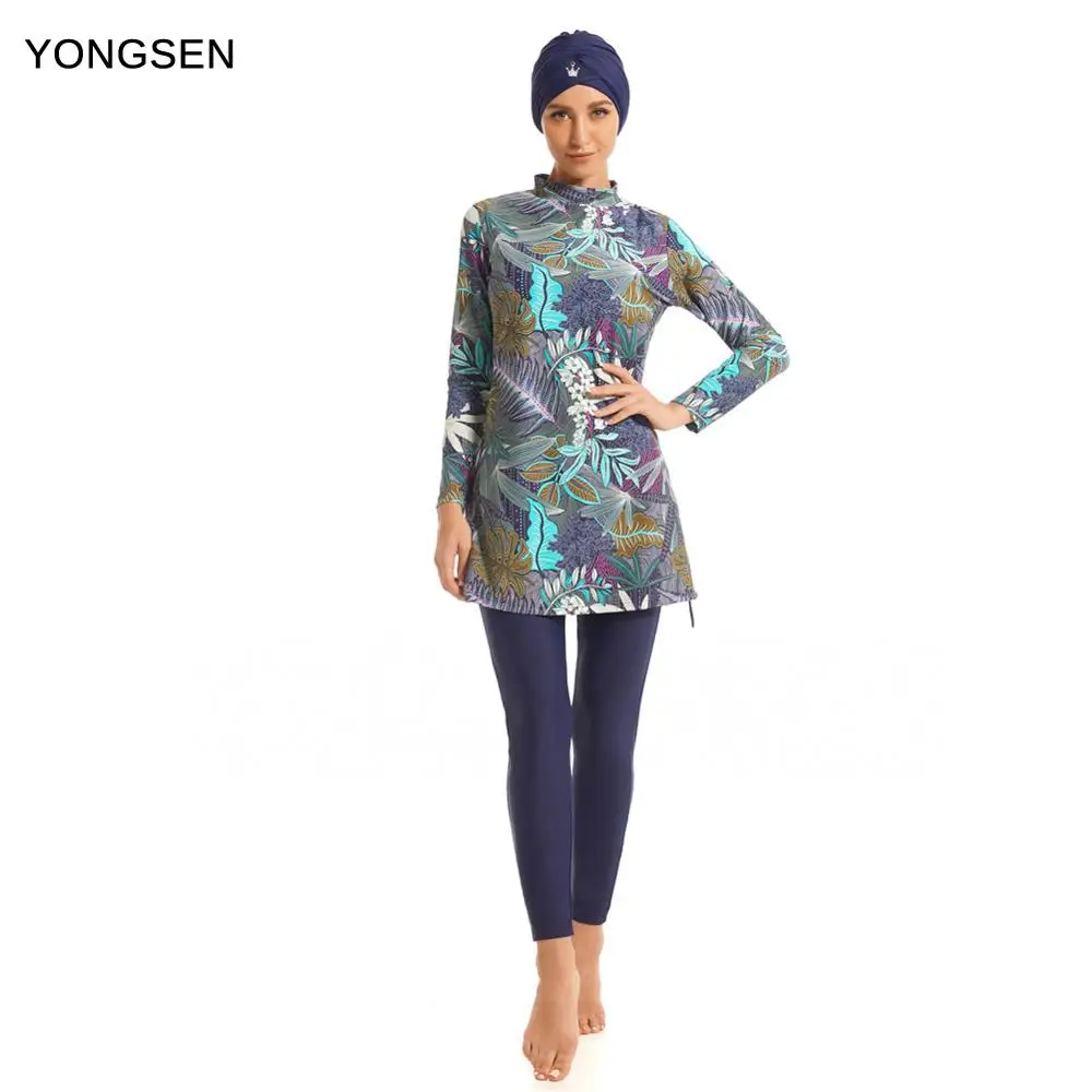 YONGSEN Ramadan Collection 2024 - Islamic Full Cover Swimwear, Modest Hijab Burkini Set