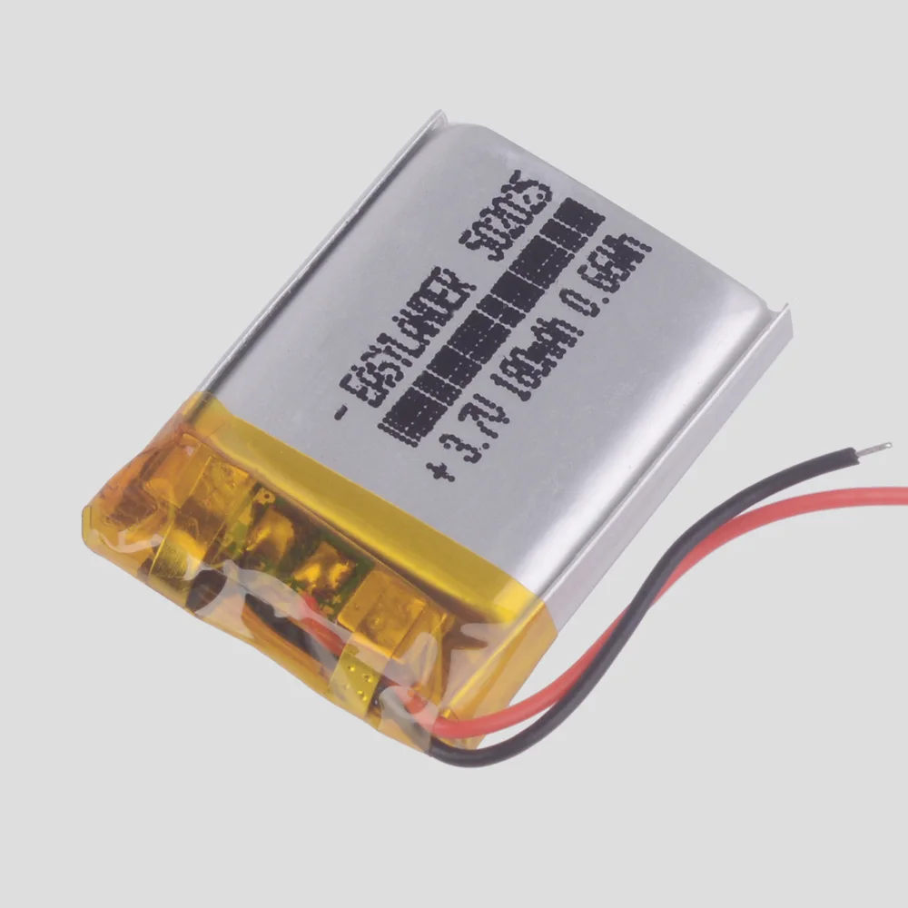 

10pcs/Lot 3.7V 502025 180mah Rechargeable Lithium Li-ion Polymer Battery for Bluetooth Headset 052025