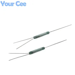 50pcs/10pcs Reed Switch 3 pin Magnetic Switch Normally Open and Normally Closed Conversion 2.5X14MM NO NC
