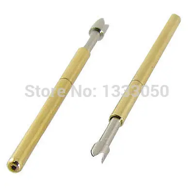 Spring Loaded 1.5mm Diameter Crown Tip Test Probe Pin 100 Pcs P160-V