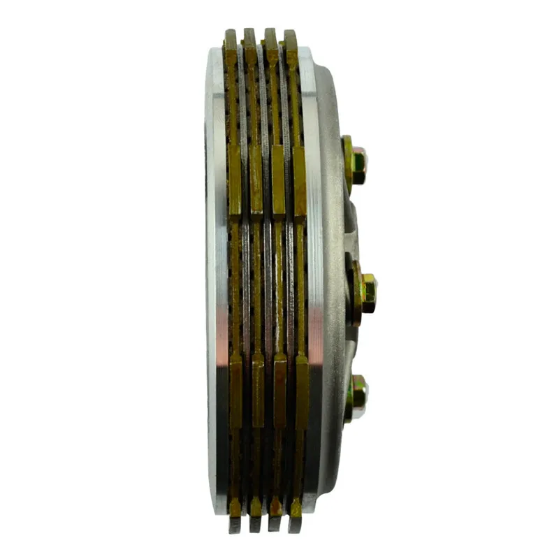 AHL Clutch Drum Assy Basket (4pcs Friction Clutch Plates & 3pcs Iron Plates) For YAMAHA YBR125 YBR 125  2002-2013