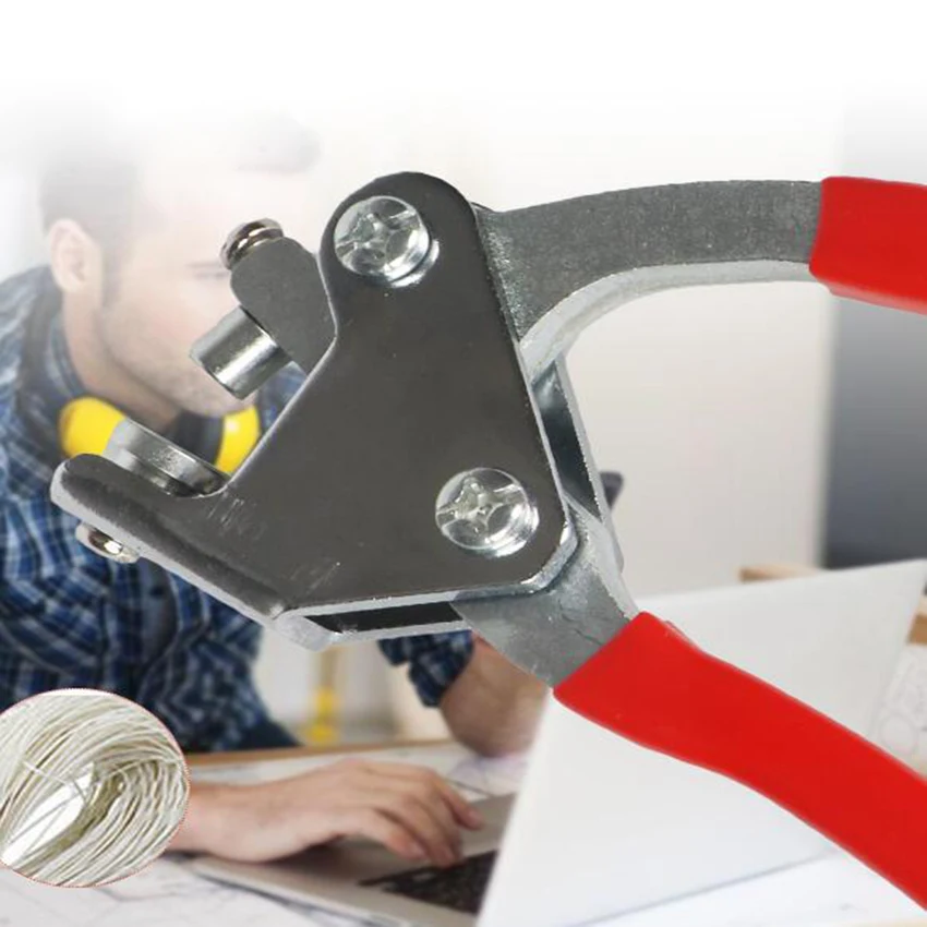 Lood Sealing Tang Rood Plastic Coated Handvat Remklauwen Straight Handvat Met Aangepaste Ondersteuning