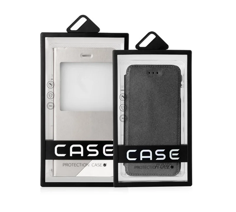 100 pcs  Wholesale Custom Gift PVC Packaging Box for Samsung S8 Plus Case Hard Retail Packaging Case for iPhone X Case