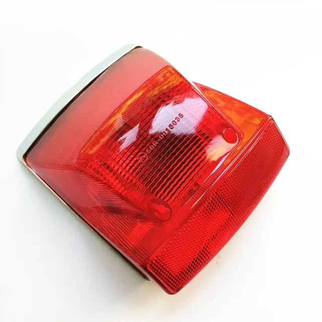 Tylne światło motocyklowe dla Vespa LML LED tylne światło tylne Chrome Star dla Stella Delux PX 125 150 200 Model
