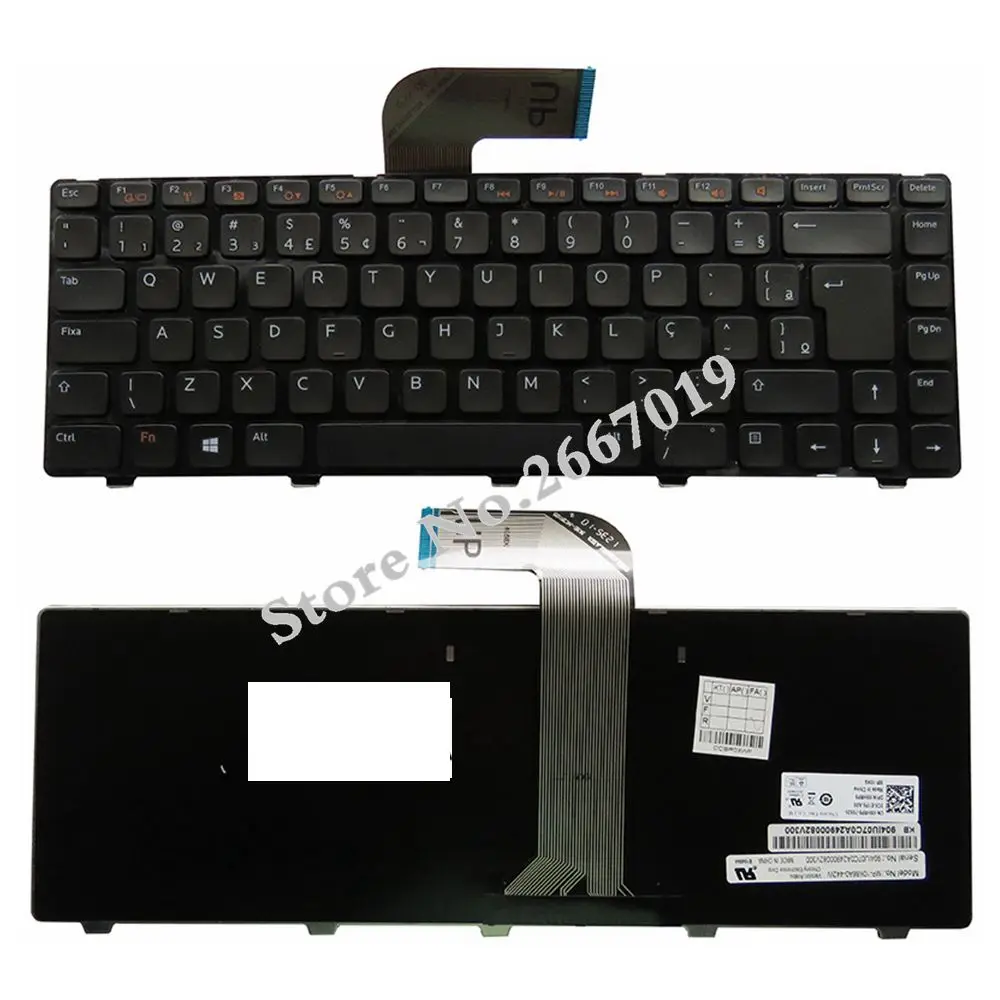 BR black New For Dell For Inspiron Turbo7520 7420 Ins 15R-5520 INS15RR-3518 L502 5420 5425 5525 M521R laptop Keyboard Brazil