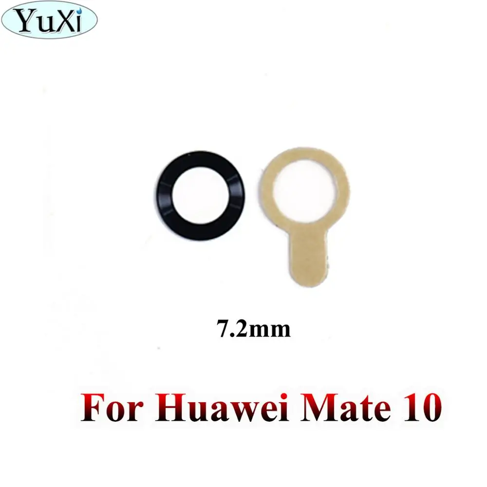 YuXi Back Camera Lens For Huawei Mate 10 20 Pro 7 8 S 20X Enjoy 5 5S 9plus Nova 3 3i Camera Glass Lens With Adhesive Replacement