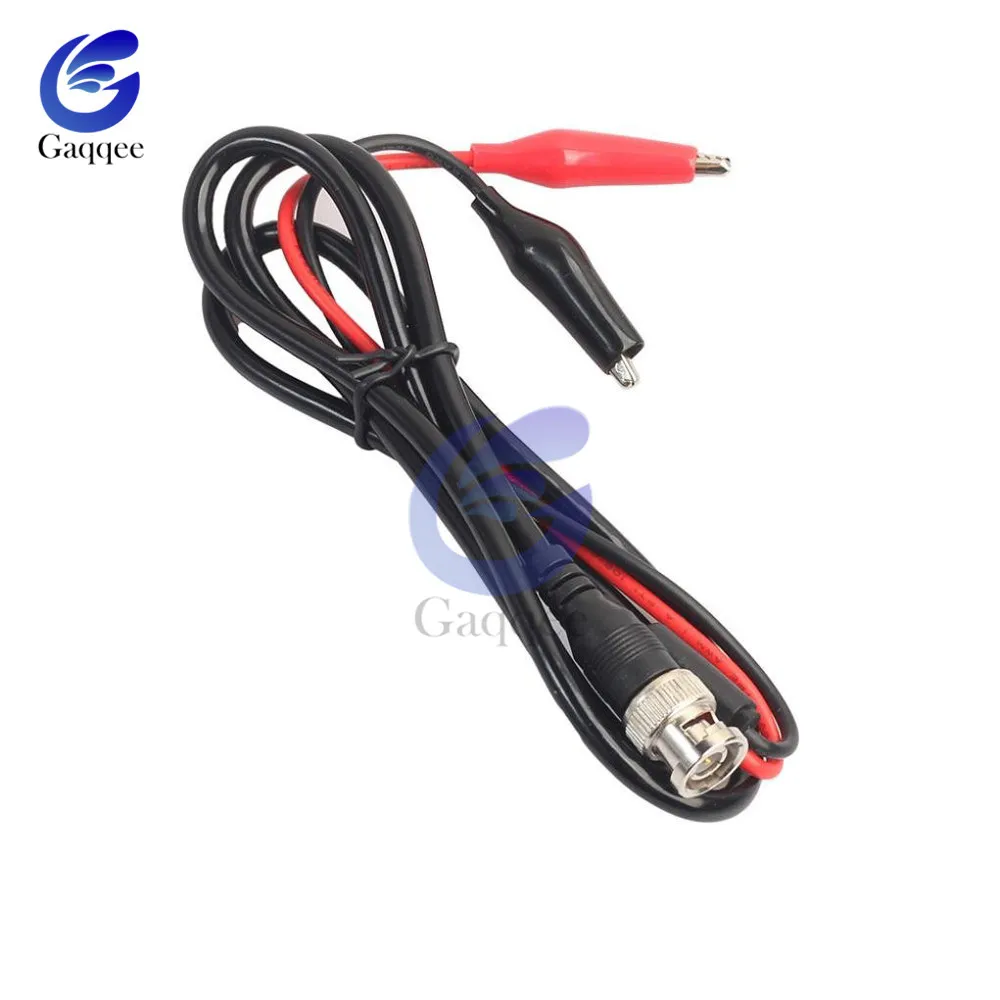 Digital Oscilloscope Probe P1011 BNC Test Leads BNC Q9 Male Connector to Dual Alligator Clips Oscilloscope Probe Test Leads