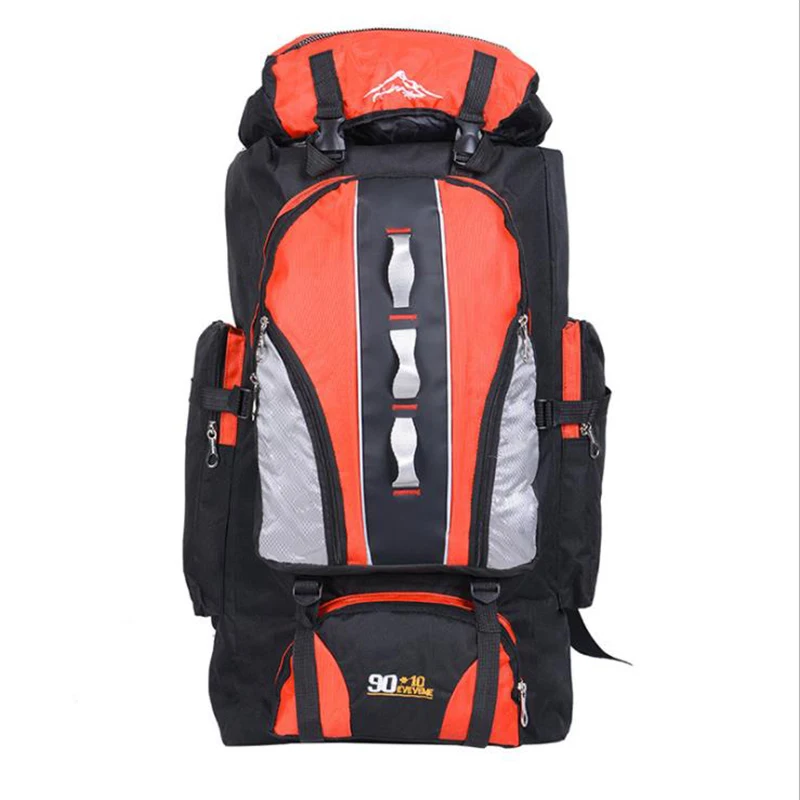 Functional 100L Waterproof Nylon Hiking Backpacks Big Capacity Tactical Backpack Travel Professional Outdoor Sport Rucksack Men