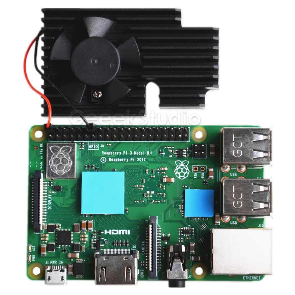 ¡Nuevo en Stock! Kit de disipador de calor de ventilador de refrigeración extrema CNC para Raspberry Pi 4B / 3B +(Plus)/ 3B RPI 4 Modelo B