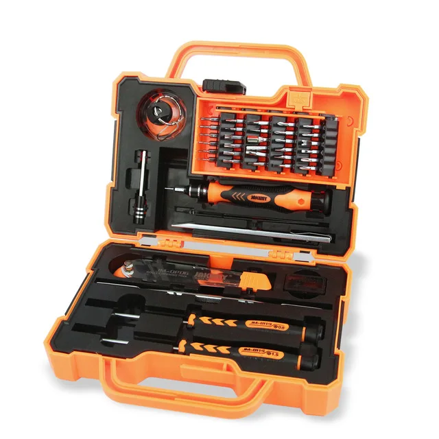 45 in 1 Professional Precision Screwdriver Set Hand Tool Box Set Spudger Tweezers Opening Tools for iPhone PC Repair Tools Kit