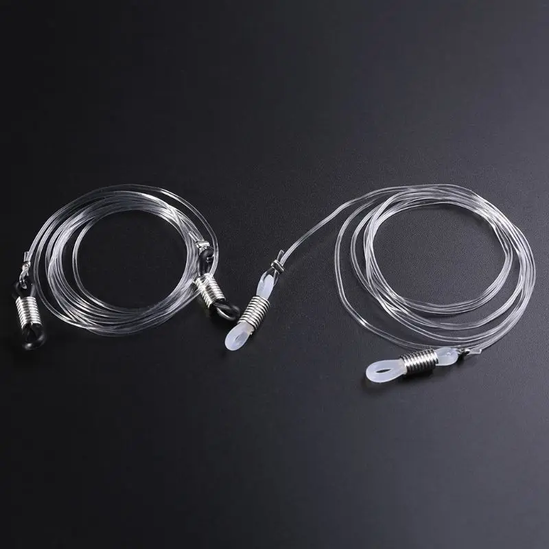 New 1 Pc Unisex Transparent Eyeglasses Anti Slip Strap Stretchy Neck Cord Outdoor Eyewear String Sunglasses Rope Band Holder