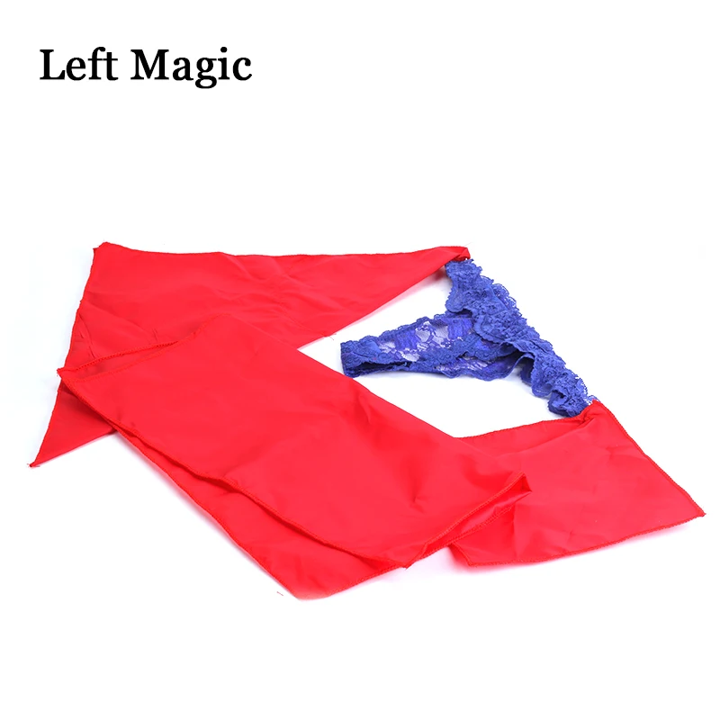 Silk Scarf To Panties Magic Tricks Scarve To Panty Magie Stage Props Accessories Easy To Do Trick Gimmick Comedy