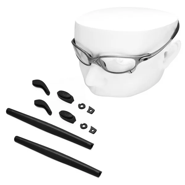 OOWLIT Rubber Kits Nose Pads & Earsocks for-Oakley Juliet Sunglasses