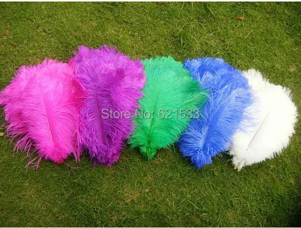 

Wholesale,1000Pcs/lot!High Quality Natural OSTRICH FEATHERS 40-45cm/16-18inch 10colours available EMS freeshiping