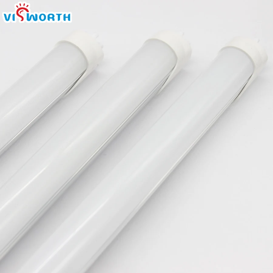 (2 pcs/lot)T8 Led Tube 2FT SMD2835 9W Tube Lamp G13 Tube Light Replace Led Fluorescent Lights 600mm Aluminum + PC Body