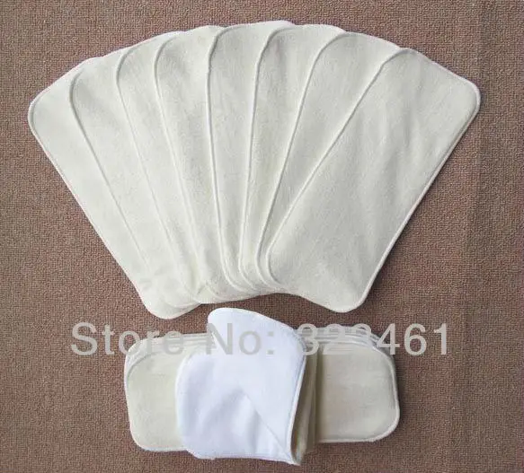 

Baby Diaper Cloth Inserts Diaper Liners 4 layer Antibacterial bamboo fiber mat Washable diapers 5pc