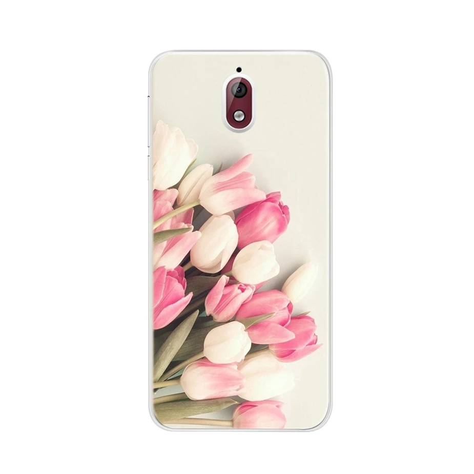 Nokia 3.1 소프트 TPU 5.2 \'\'용 귀여운 페인트 케이스 Nokia 3 2018 TA-1063 TA-1057 Nokia3.1 보호 쉘 전화 케이스 용 뒷면 커버