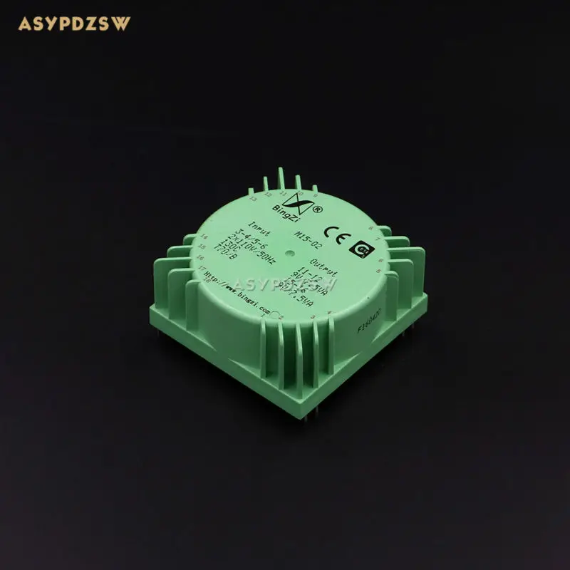 15VA Green Square 15W Sealed toroidal transformers M15-02 Output voltage AC dual 9V(2*9V)