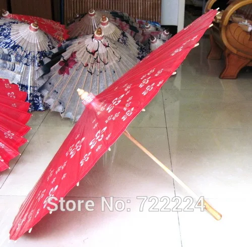 Dia 84cm Handmade Plum Blossom Picture Oiled Paper Umbrella Chinese Traditional Sunshade Parasol Decoration Gift Dance Umbrella