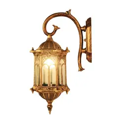 Europe outdoor wall light,rain-proof villa garden lighting fixtures yard gateway wall sconce retro decoration lamp