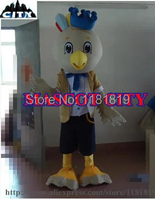 

MASCOT Little Parrot White Bird Mascot Costume Adult Size Cartoon Character Carnival Cosply Costume EMS FREE SHIP SW1350