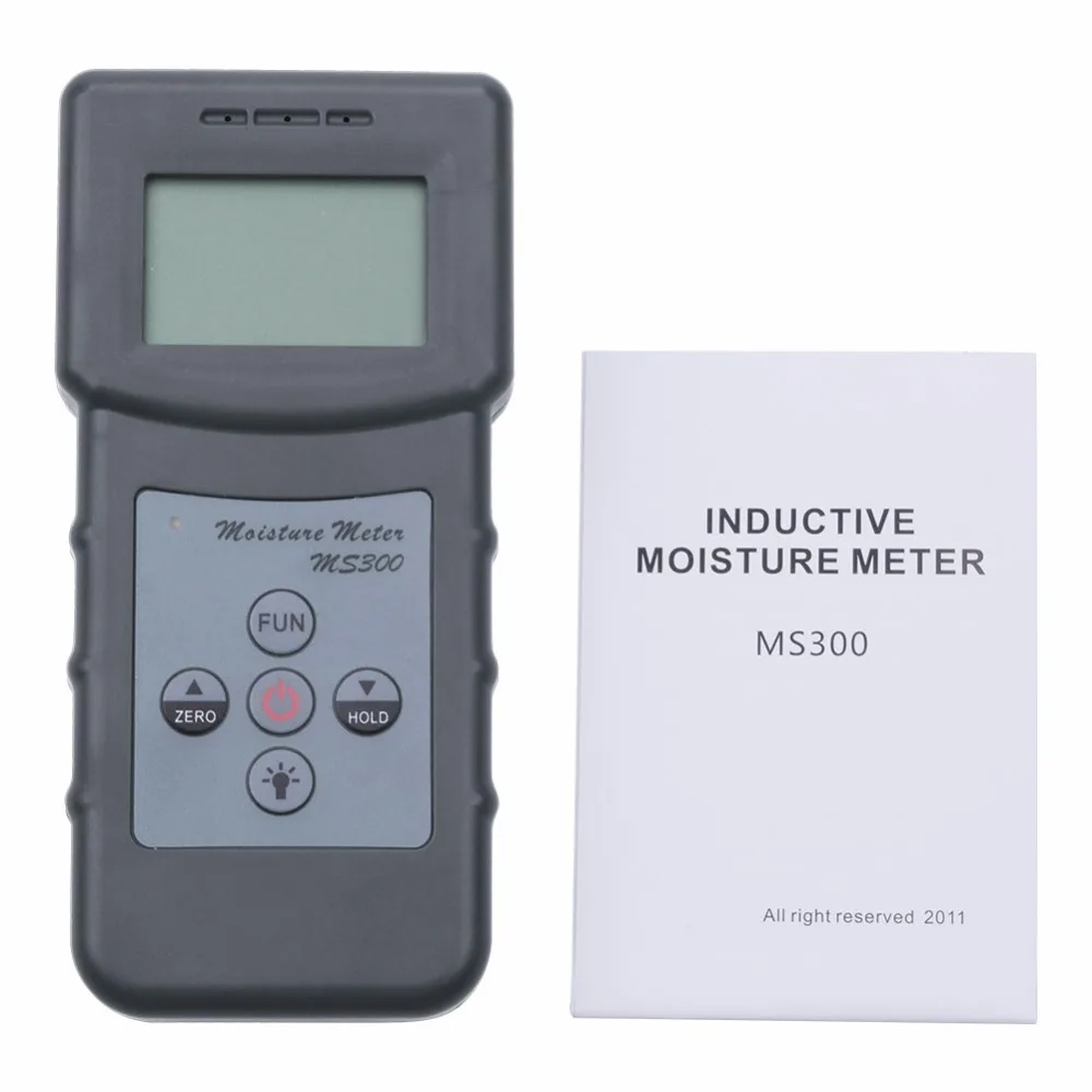 yieryi New MS300 Digital moisture meter concrete wall moisture analyzer ground moisture meter floor moisture detector