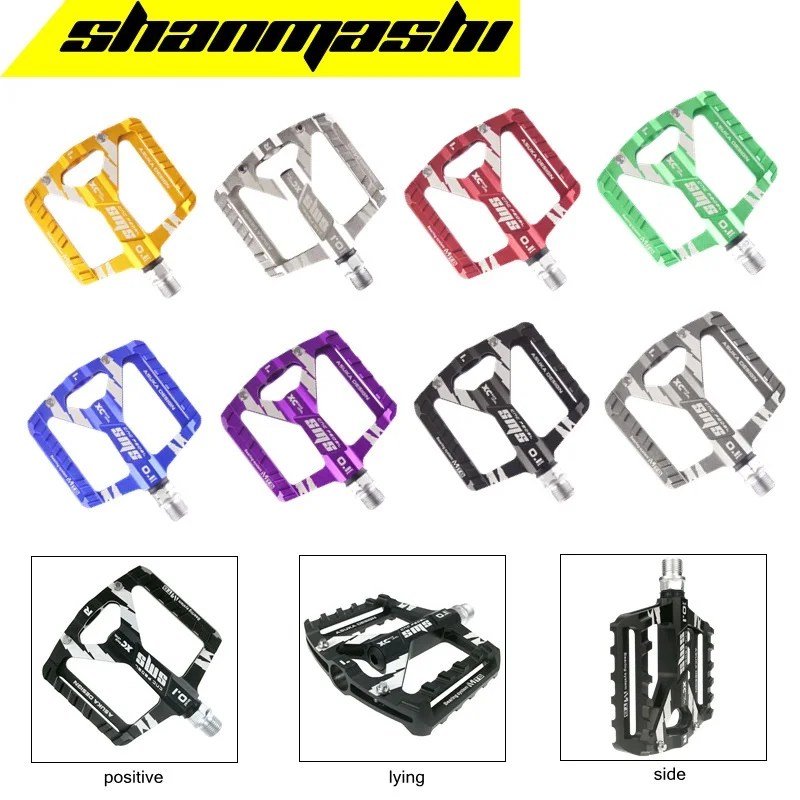 Pedals Mountain Bike Road Bicycle Aluminum Alloy Bearing Pedal 97mm*105mm*18mm 334g City Bicycle Bike Accessories Shanmashi