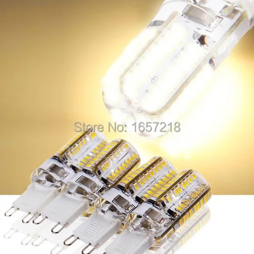 

4pcs G9 LED Bulbs Silica Gel 3W 64 LED 3014 SMD Warm White Light Lamp For Living Room AC 220-240V Room Lighting