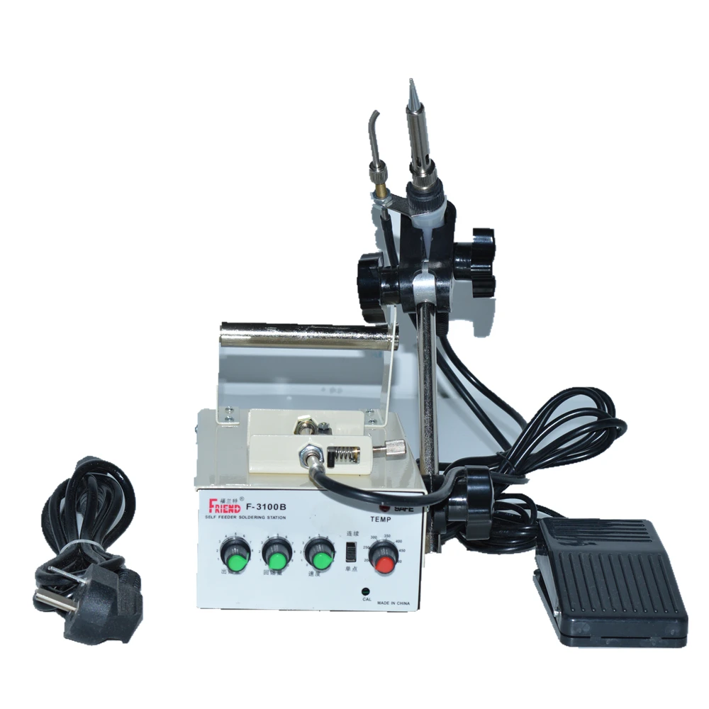 Automatic Tin Feeding Machine Constant Temperature Soldering Iron Teclast Multi-function Foot Soldering Machine F3100B