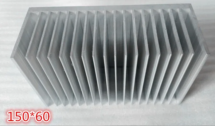 Electronic high-power aluminum fin width 150mm,high 60mm,length 200mm radiator 150*60*200mm Heatsink