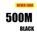 Cable trenzado de 8 hilos, 500m, NEGRO