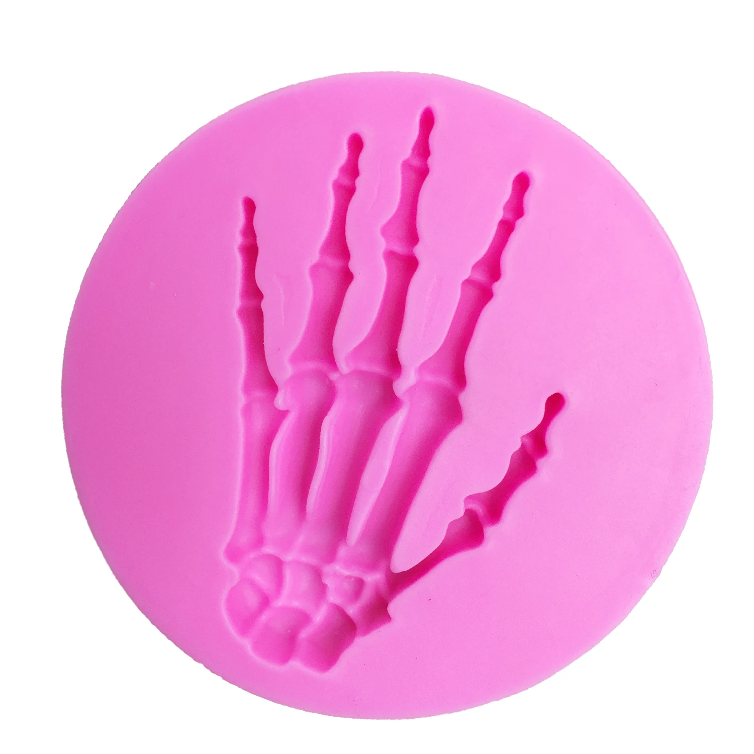 M0699 Skull Hand Halloween Silicone Mold Fondant Cake Decorating Tools Chocolate Candy gumpaste molds