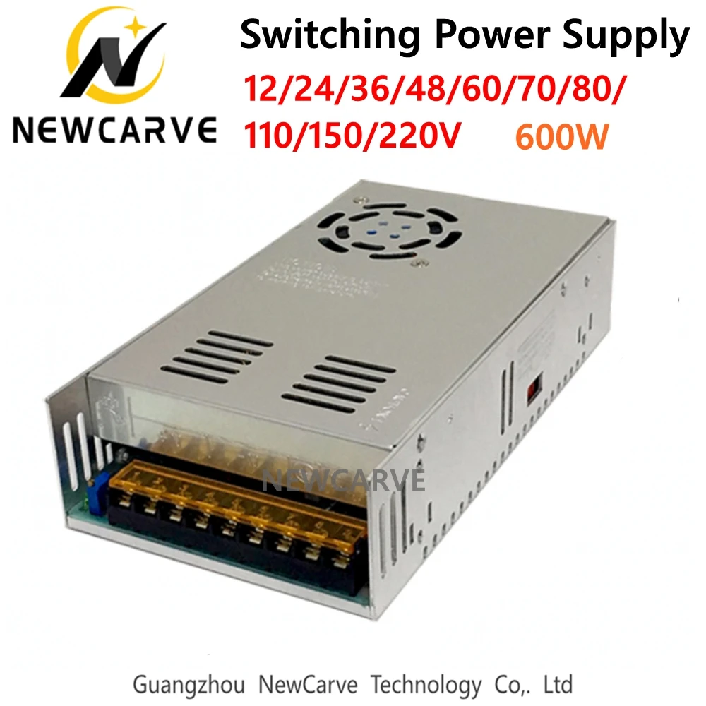 Switching Power Supply 600W Input AC 220V Output DC 12V 24V 36V 48V 60V 70V 80V 110V 150V 220V For CNC Engraving Machine