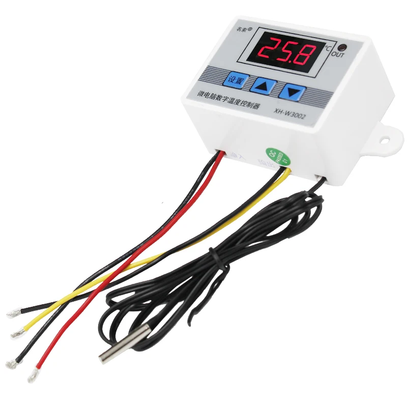 Digital Control Thermostat Microcomputer XH-W3002 Temperature Controller 220V 12V 24V LED Switch Thermoregulator Sensor 30% Off