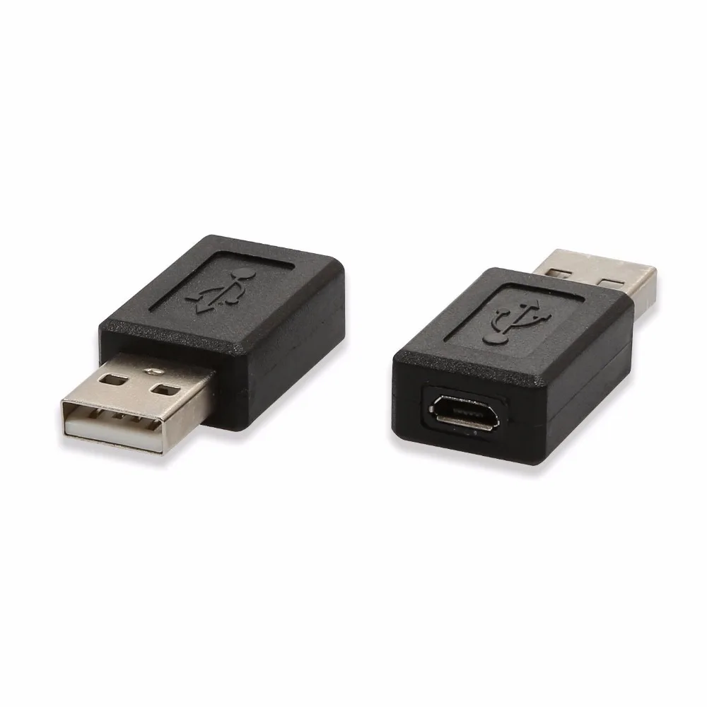 2 teile/los USB 2.0 A Stecker auf USB Micro Buchse Adapter