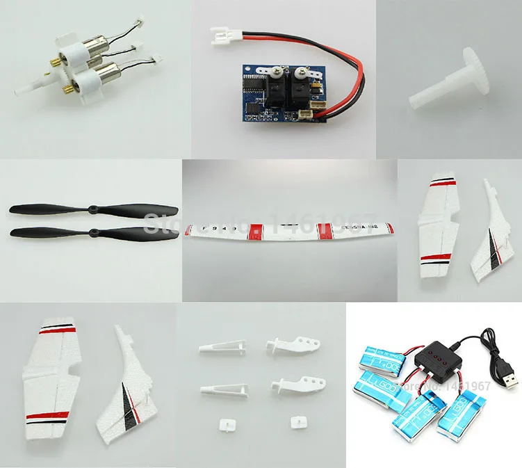 Wltoys F949 F949S RC plane spare parts motor propeller Landing gear receiver gear etc