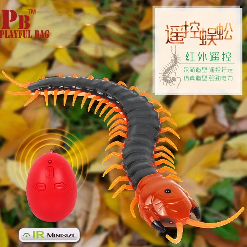 Remote control electric simulation centipede creative novelty tricky toys birthday child friend April Fool's Day gifts