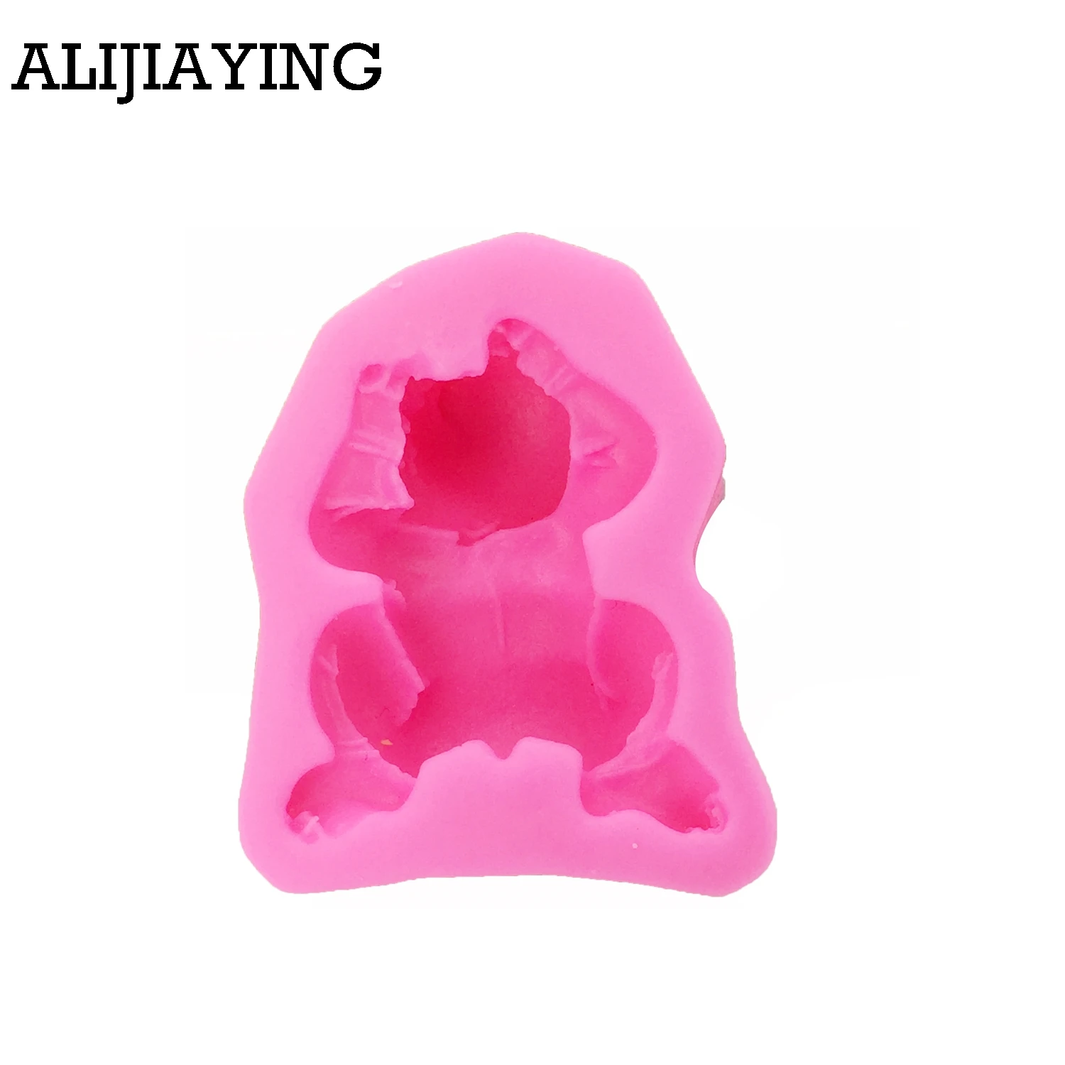 M0201 Baby shower boy Silicone Molds for Cake Sugar Candy Mold DIY Design Fondant Decorating Tools 3D Sleep baby soap mold