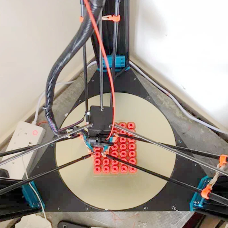 Runde PEI-Bauplatte mit 380 mm Durchmesser/15 Zoll, flexible PEI-Bauplatte aus Federstahl + magnetische Basis für AnyCubic Predator 3D-Drucker – Detail 3