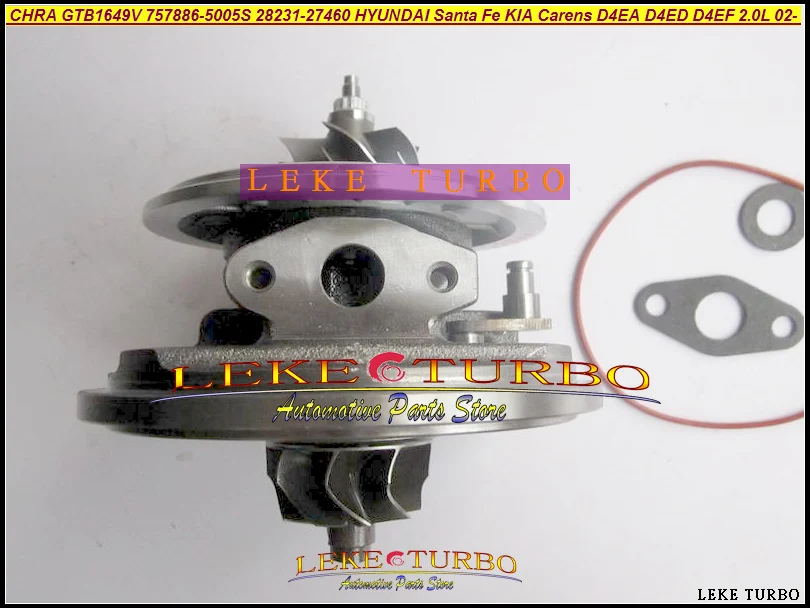 Turbo Turbocharger Cartridge CHRA GTB1649V 757886-5004S 28231-27450 For HYUNDAI Sonata For KIA Magentis OPTIMA D4EA 2.0L CRDi