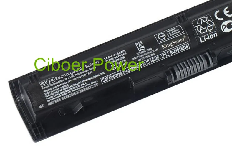 Original RI04 Laptop Battery for RI04 HSTNN-PB6Q 805047-851 14.8V 44WH