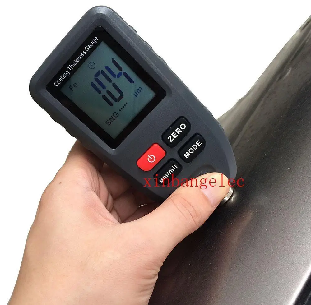 XZB-600 Paint Coating Thickness Meter Gauge Tester Auto F/NF Probes 0~1300um